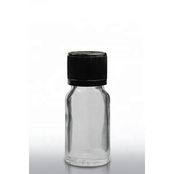 10 ml mini clear sprayer glass bottle for perfume samples packaging,glass spray bottle with black plastic pump head