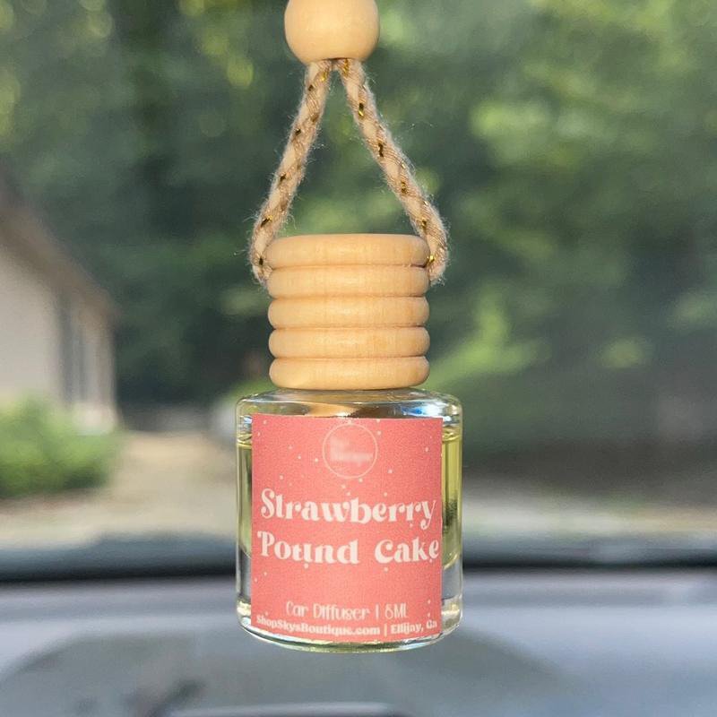 Tik Tok Hot Selling Car Air Decor Fragrance Perfume Accessories Scent Popular Hanging Pendant Glass Bottle Car Freshener