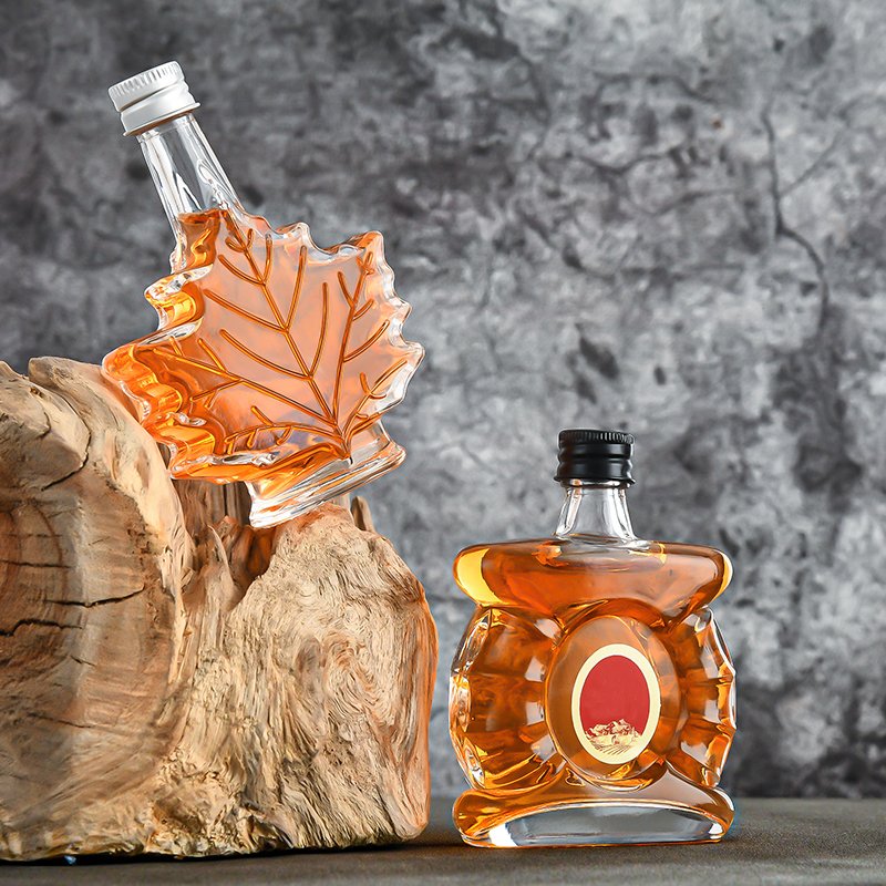 High Quality Empty Exquisite 50ml Luxury Wine Mini Unique Liquor Bottle