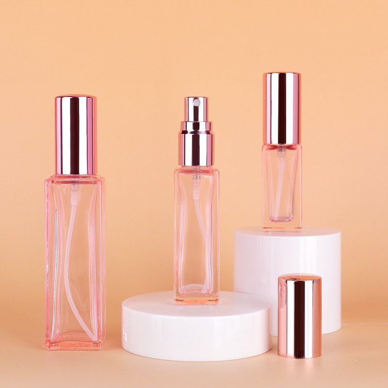 In Stock 5ml 10ml 20ml Mini Portable Perfume Glass Bottle Mist Spray Cosmetic Bottle With Atomizer Refillable Low MOQ100 pcs