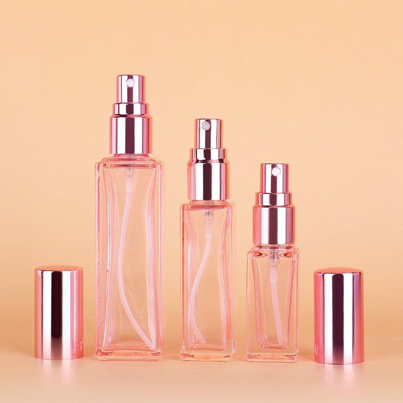 In Stock 5ml 10ml 20ml Mini Portable Perfume Glass Bottle Mist Spray Cosmetic Bottle With Atomizer Refillable Low MOQ100 pcs