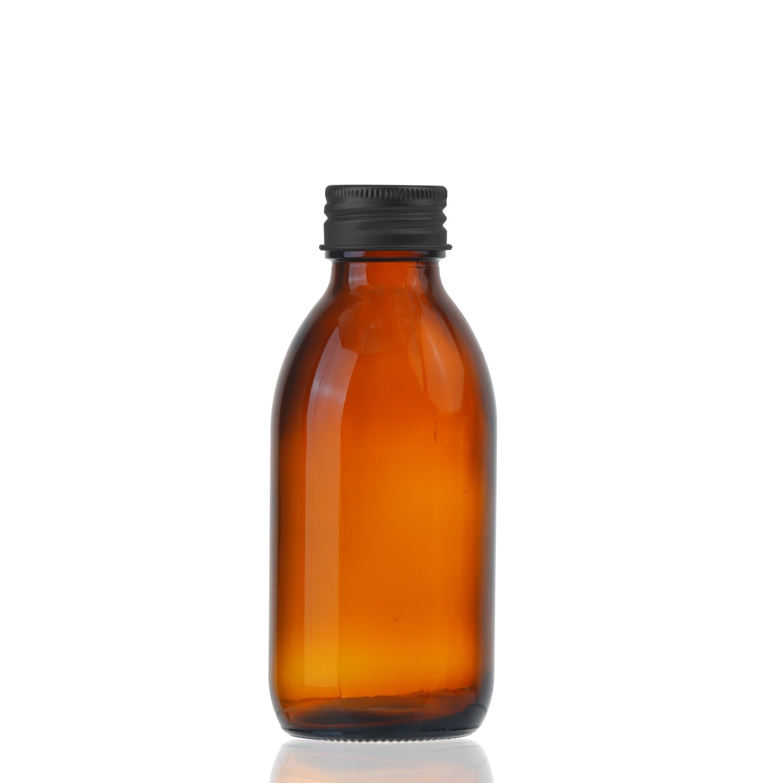 Ready Stock Wholesale 30ml 60ml 100ml 150ml 200ml 300ml 500ml Amber Cough Syrup Glass Bottle with Tamper Proof Lid