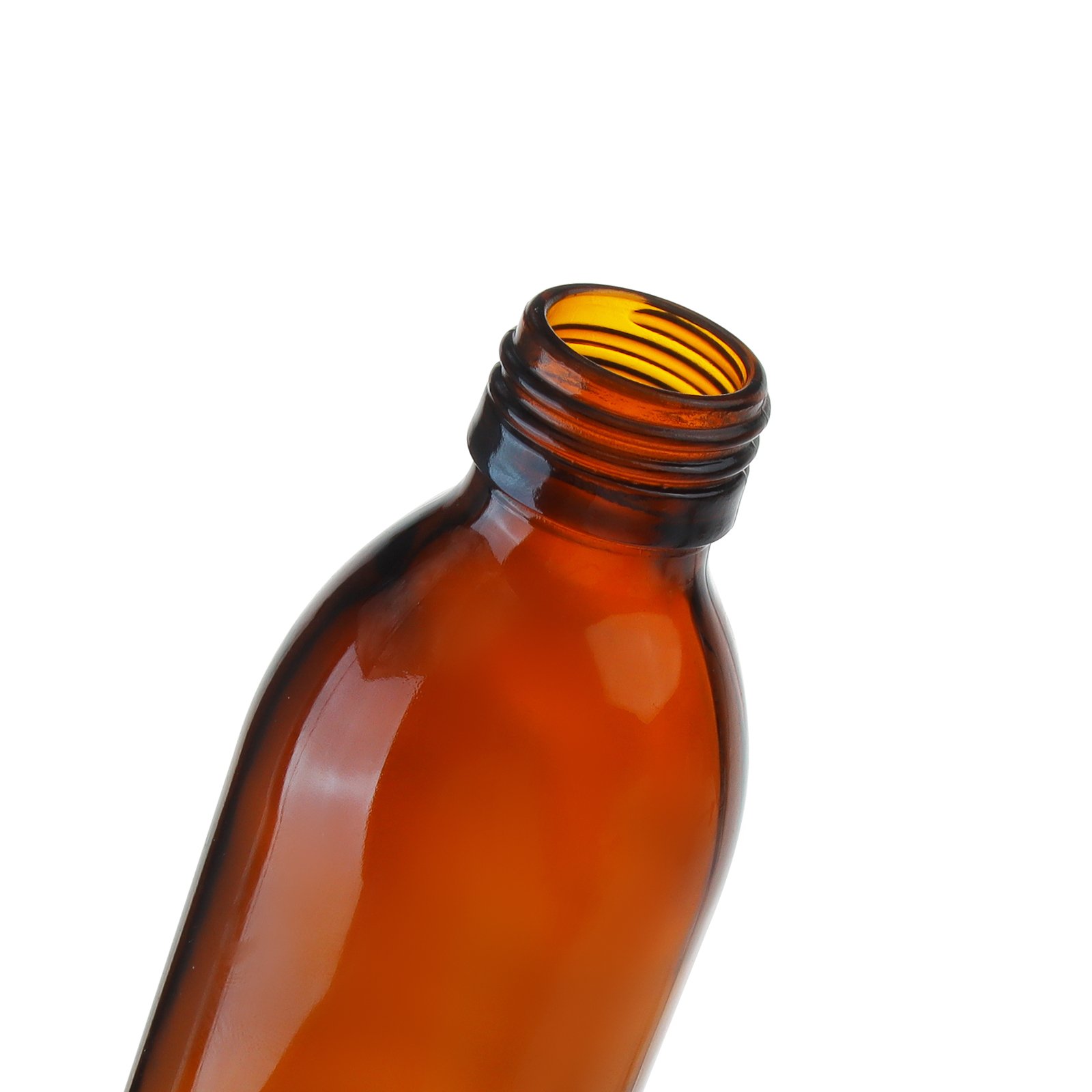 Ready Stock Wholesale 30ml 60ml 100ml 150ml 200ml 300ml 500ml Amber Cough Syrup Glass Bottle with Tamper Proof Lid