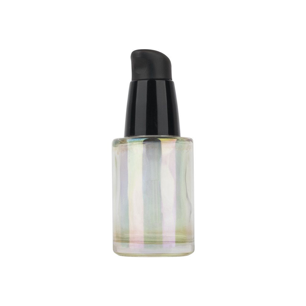 30ml dropper electroplate rainbow gift with different sizes of essential oils glass bottle
