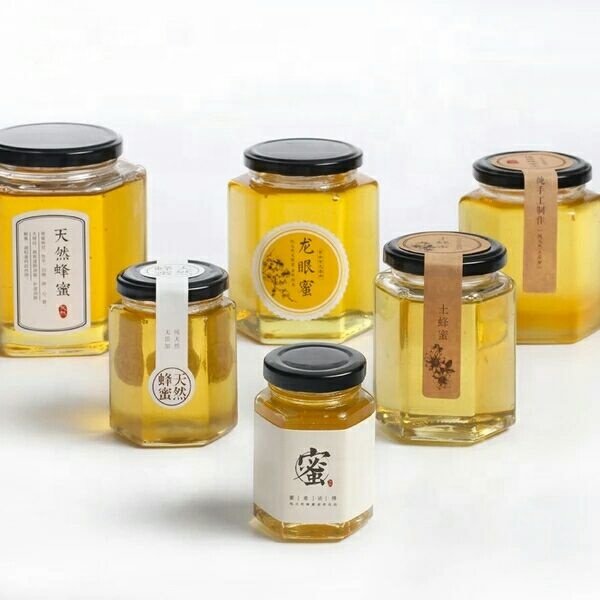 Hot Sale Glass Jar Honey Glass Bottle