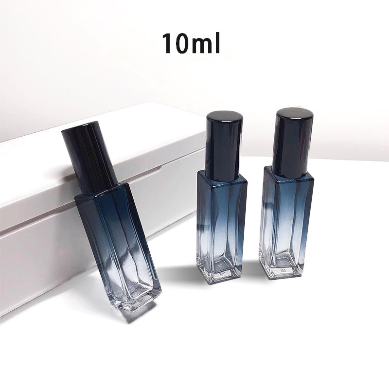 10ml perfume oil glass bottle square with cap