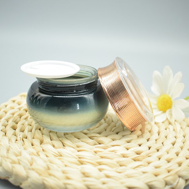 Best Luxury Modern 120ml Glass Bottle Set for Skin and Essential Oil High Quality 50g Cosmetic Packaging Cheap