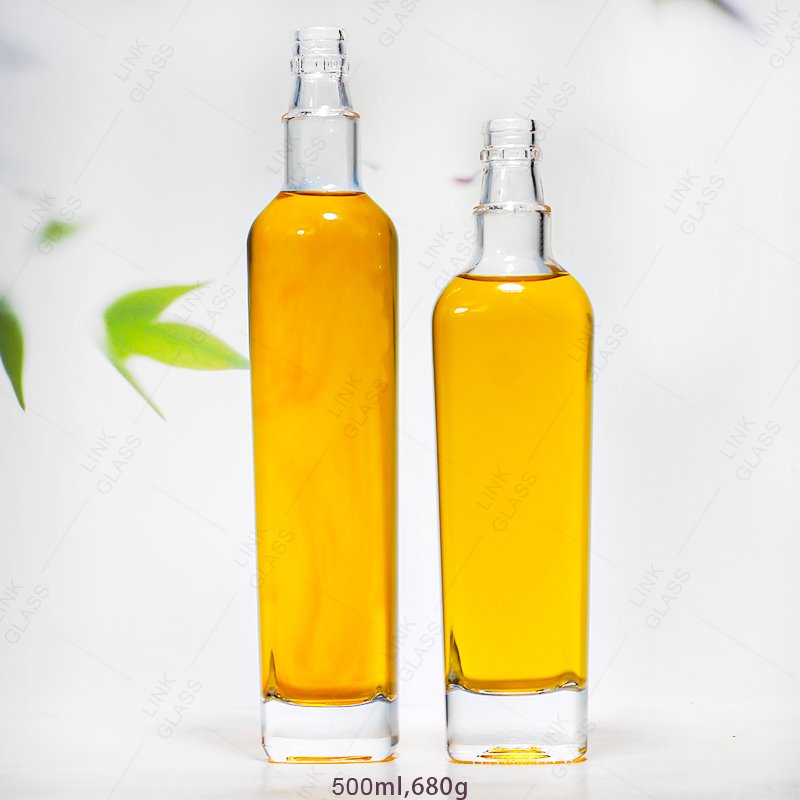 375ml 500ml 750ml Brandy XO vodka Soju Glass Bottle Free Sample Custom Design with corks