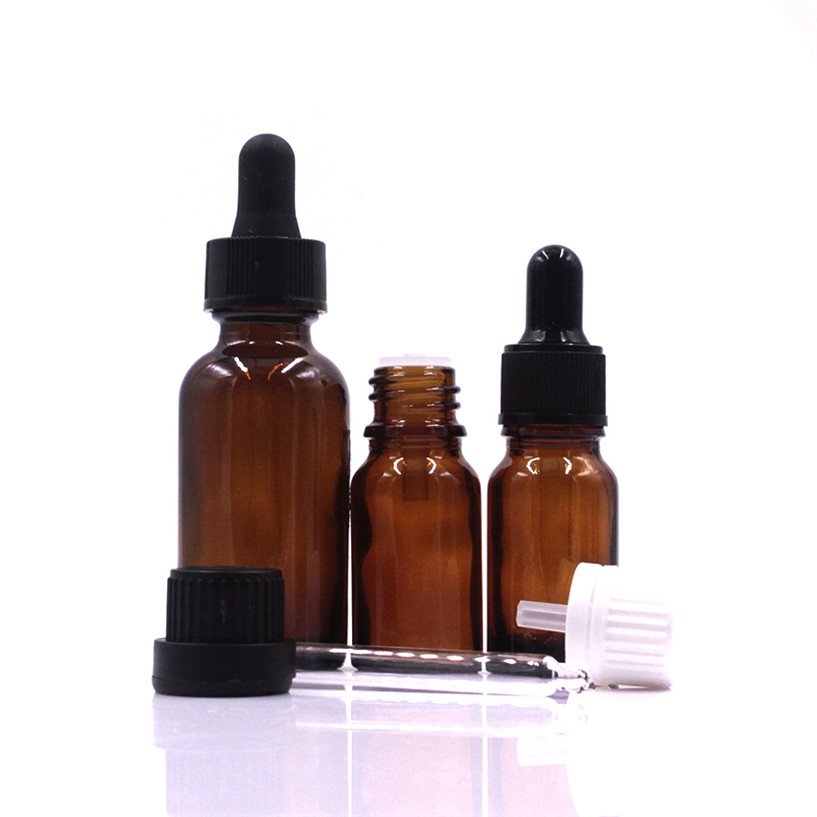 5ml 10ml 15ml 20ml 30ml 50ml 100ml essential oil dropper bottle bottle black cosmetic essential oil glass bottle