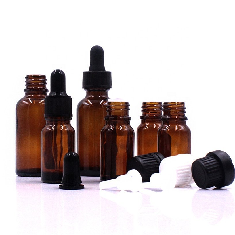 5ml 10ml 15ml 20ml 30ml 50ml 100ml essential oil dropper bottle bottle black cosmetic essential oil glass bottle