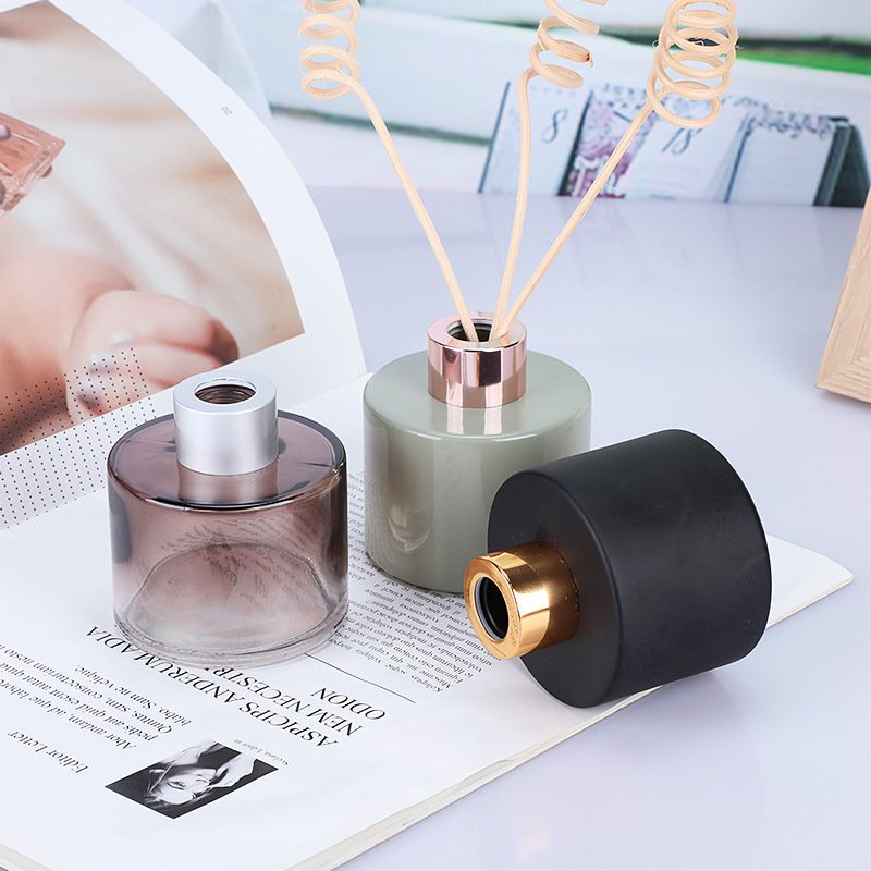 R100 50ml 100ml round reed diffuser bottle home fragrance perfume diffuser gift set