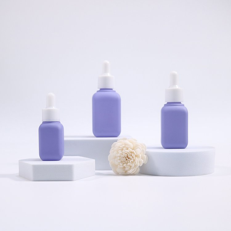 10/20/40ml New color spray essential oil dropper bottle cosmetic divided glass bottles set emulsion bottle packaging