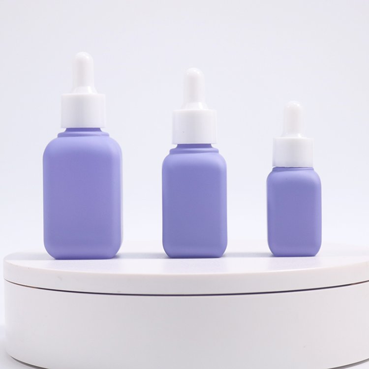 10/20/40ml New color spray essential oil dropper bottle cosmetic divided glass bottles set emulsion bottle packaging