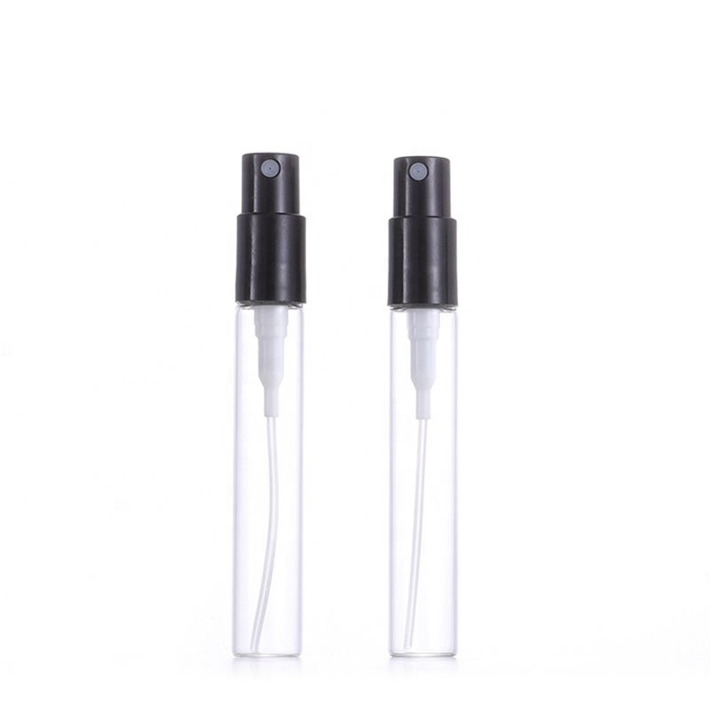 free samples 1ml 2ml 3ml 5ml perfume atomizer sample glass bottles tube glass sampling bottle with fine mist spray