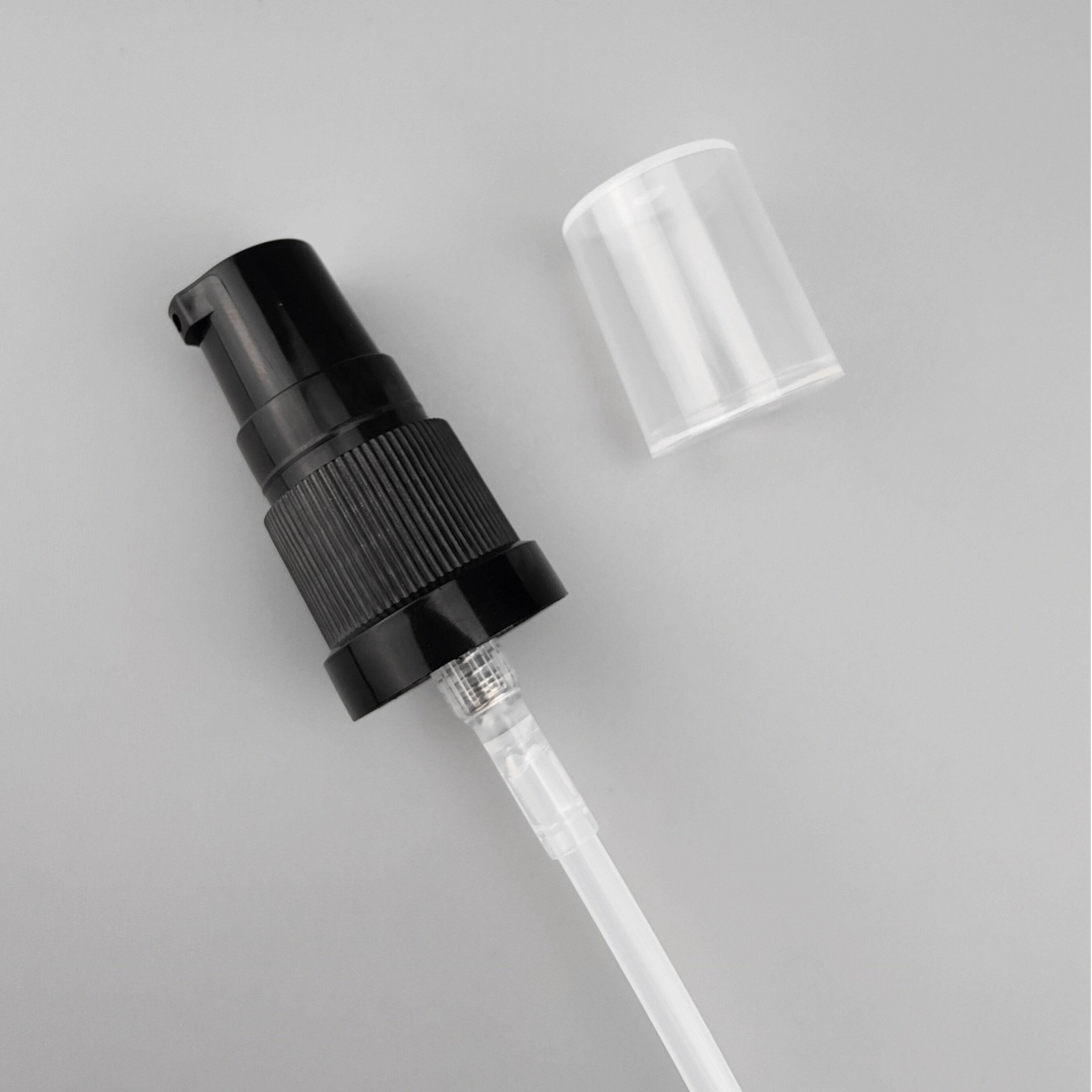 cosmetic bottle sprayer 15 ml 30 ml 50 ml 100 ml matte black glass bottle with 18/415 plastic spray pump