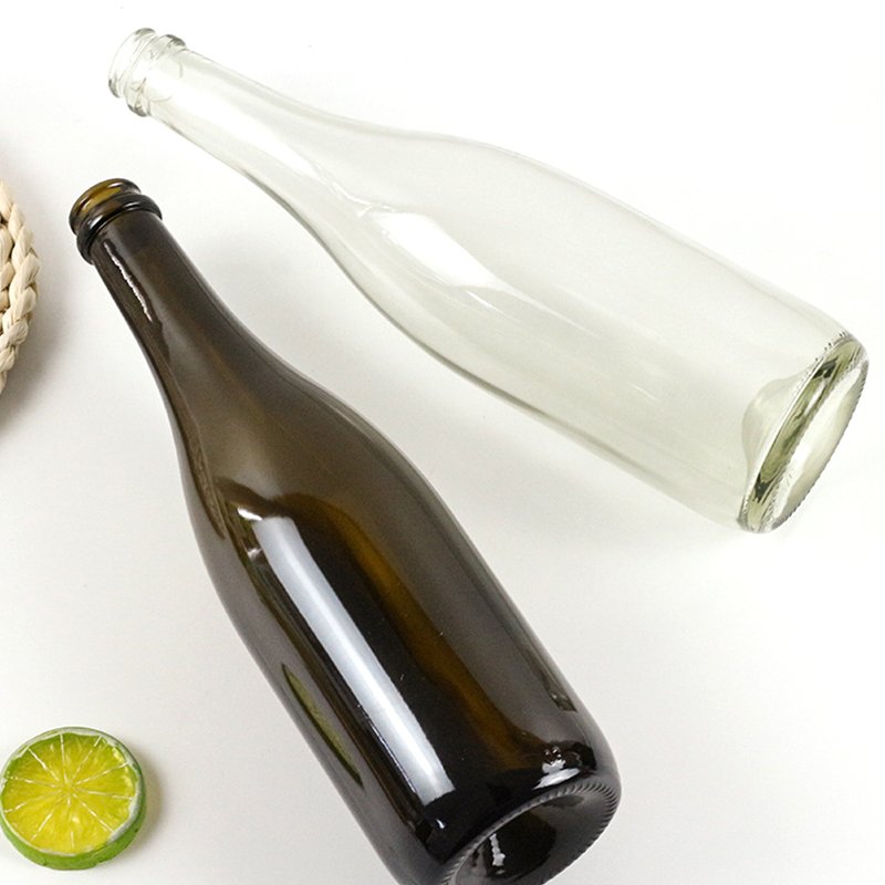Custom Empty Wholesale In Stocked 750ml 75cl 900g Antique Green Heavy Sparkling Wine Beer Champagne Glass Bottle