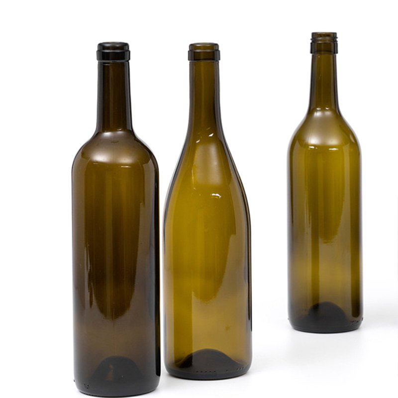 Custom Empty Wholesale In Stocked 750ml 75cl 900g Antique Green Heavy Sparkling Wine Beer Champagne Glass Bottle