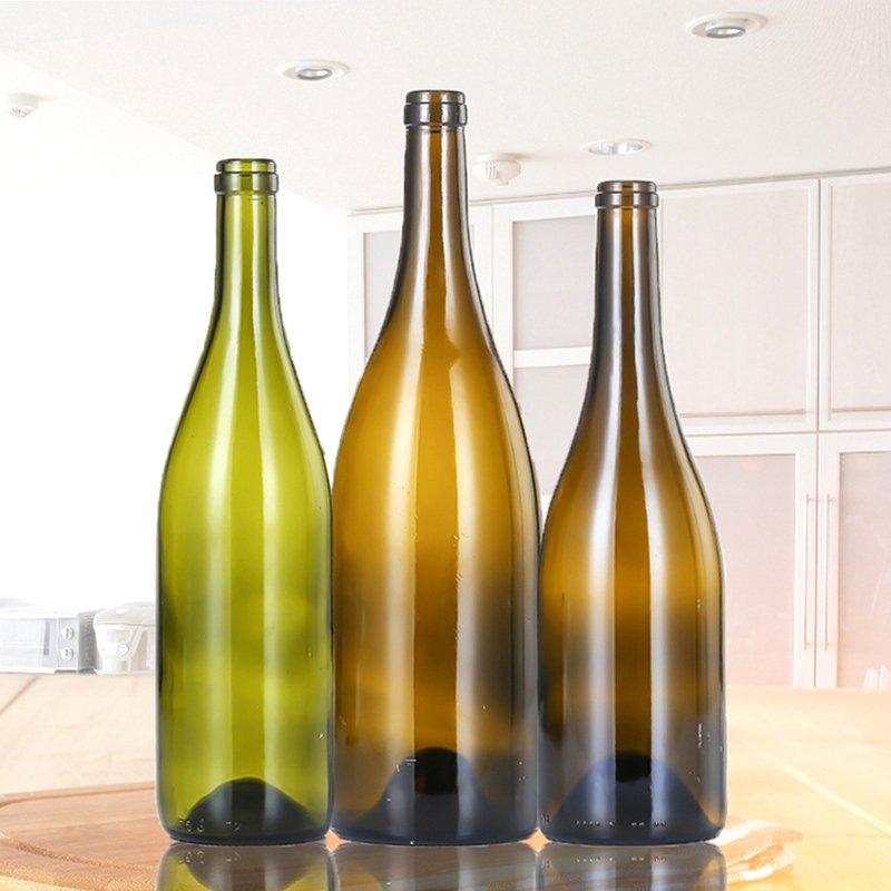 Custom Empty Wholesale In Stocked 750ml 75cl 900g Antique Green Heavy Sparkling Wine Beer Champagne Glass Bottle