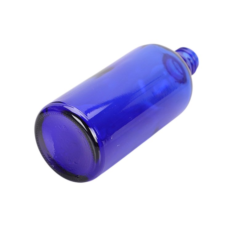 Manufacturer wholesale cobalt blue essential oil bottle 10ml 30ml 50ml 100ml blue glass bottle