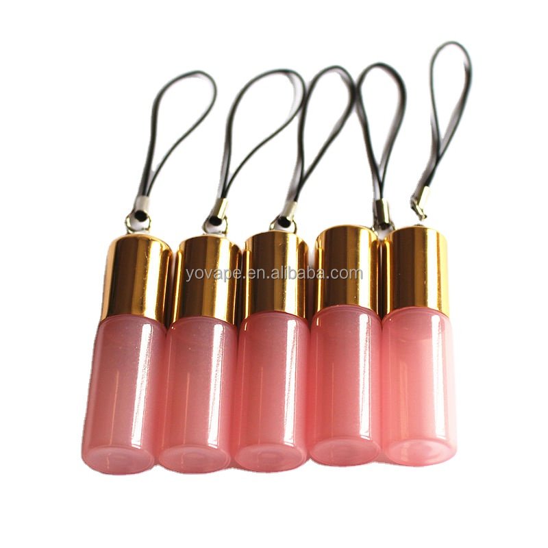 Colorful roller bottle 3ml 5ml 5 ml 10ml Mini Travel Sample Essential Oil Attar Perfume Musk Roll on Glass Bottles With Keychain