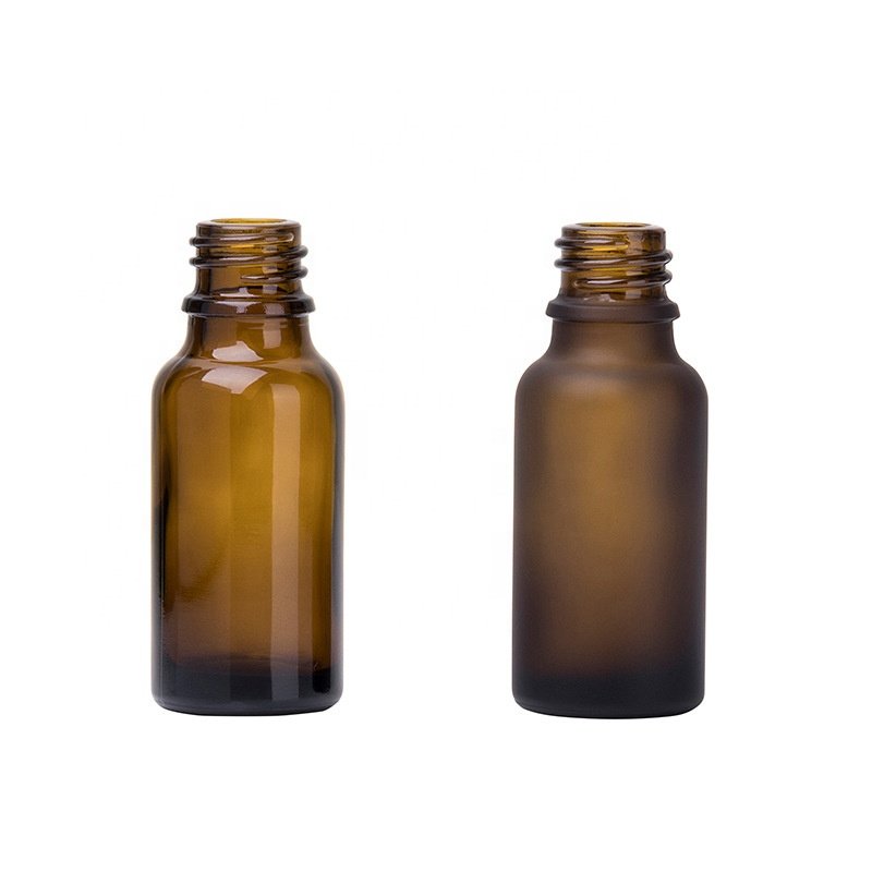 Factory direct supply 20ml brown essential oil bottle dropper glass big head ring separation to avoid light cosmetic bottles