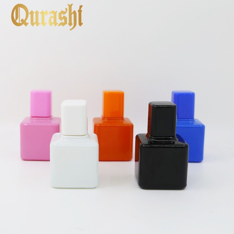30ml Custom Square Shape Refillable Perfume Bottle With Spray Pump For Travel Dispenser Bottle