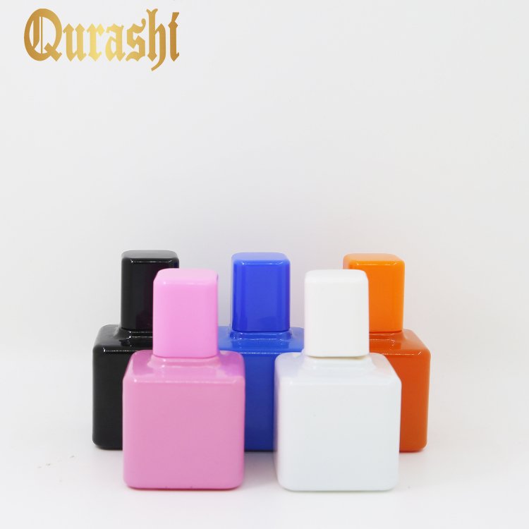 30ml Custom Square Shape Refillable Perfume Bottle With Spray Pump For Travel Dispenser Bottle