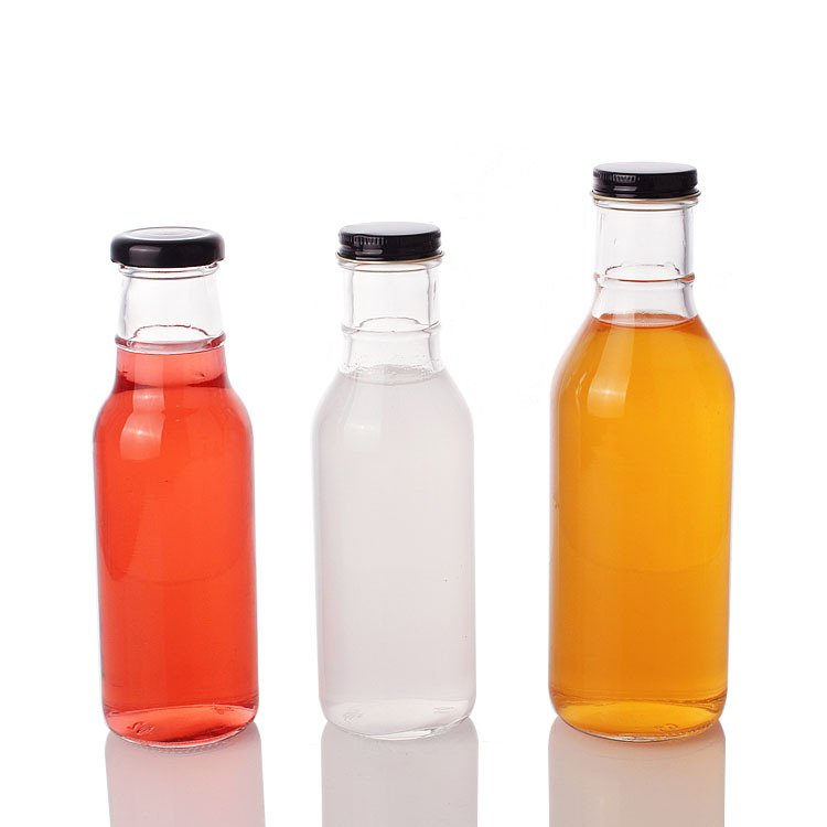 good price 350 ml beverage frosted glass bottle glass juice milk beverage bottle