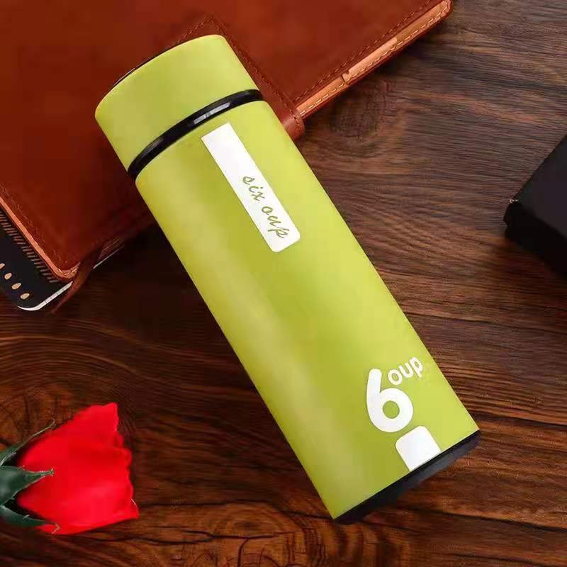 New Nice glass liner creative water bottle simple department store student bottle advertising gift thermos bottle