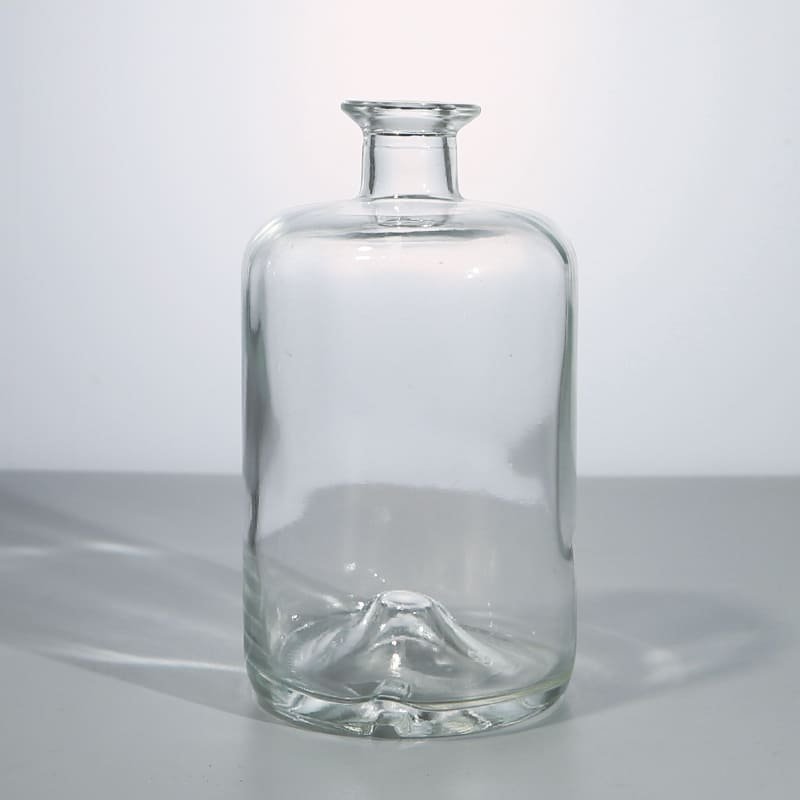 Transparent 750ml Glass Bottles for Whiskey