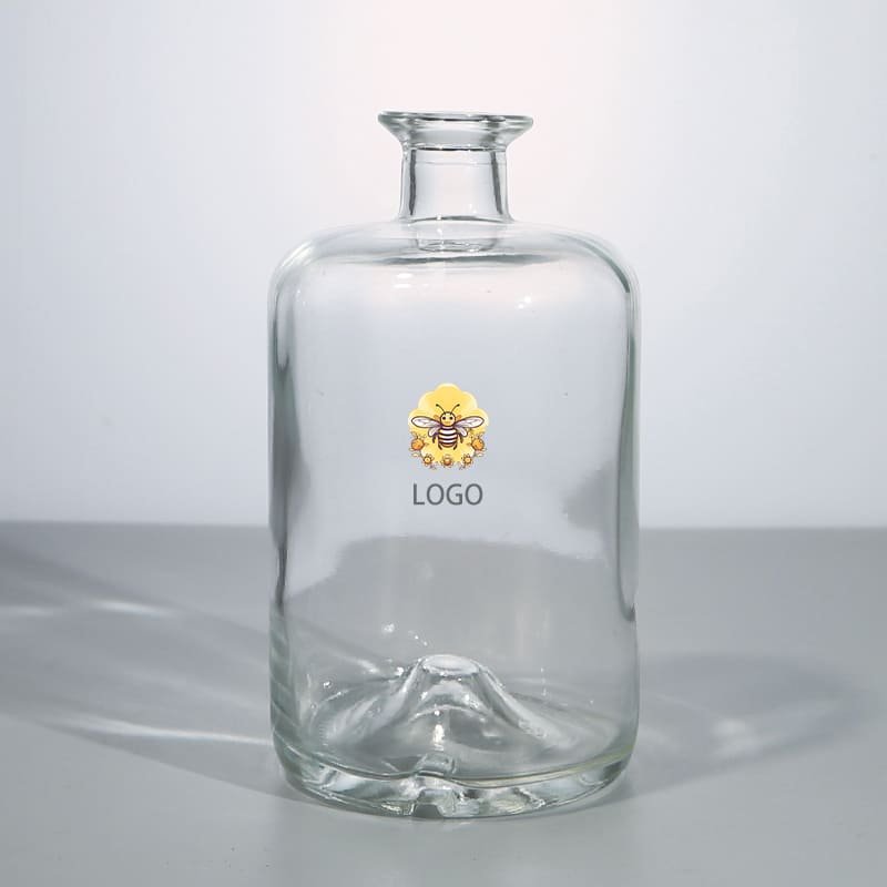 Transparent 750ml Glass Bottles for Whiskey