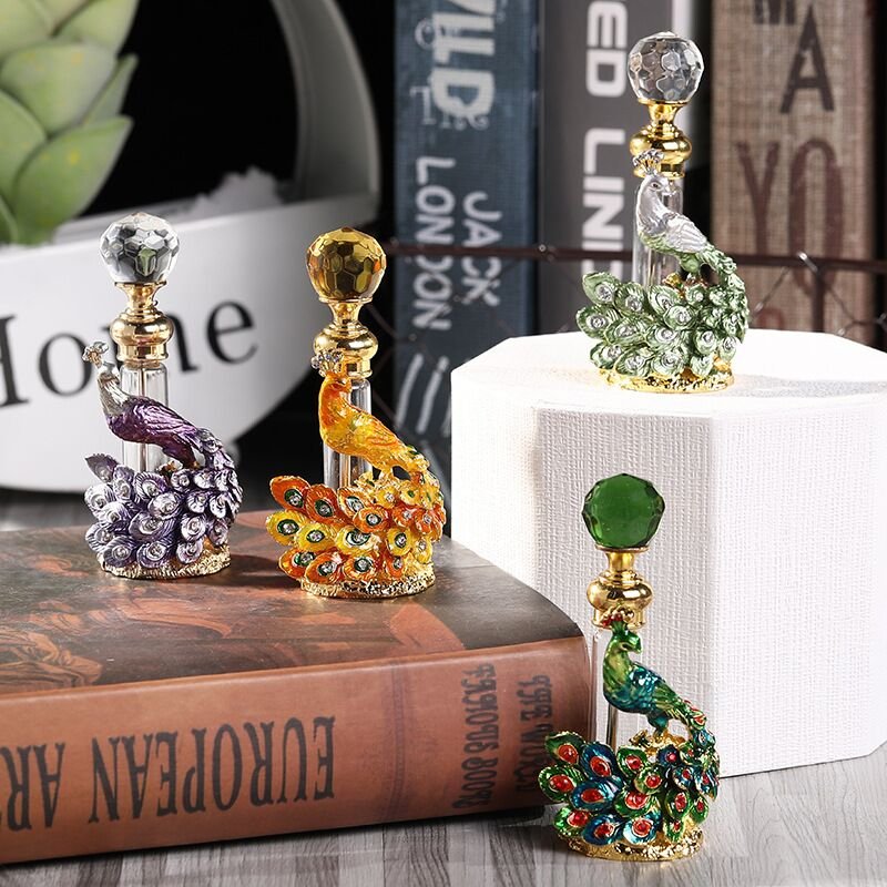 Glass perfume bottles suppliers for vintage perfume bottles crystal with 4ml perfume bottle