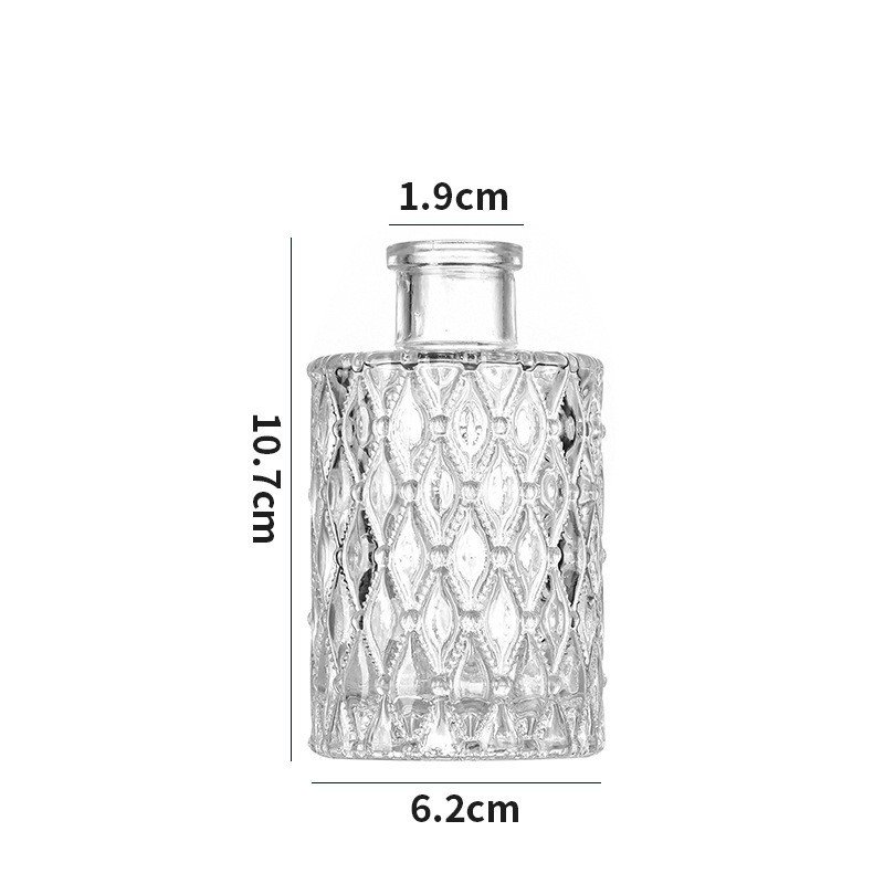 2023 Nordic Glass Vase Creative Flower Arrangement Decorative Bottle Water Culture Glass Bottle