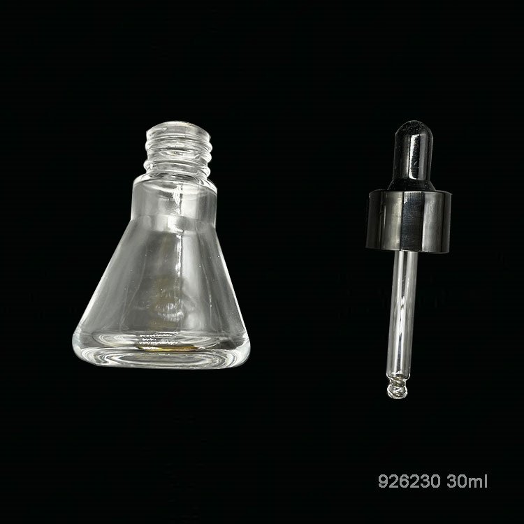 30ml Transparent glass dropper cosmetic essential oil glass bottles