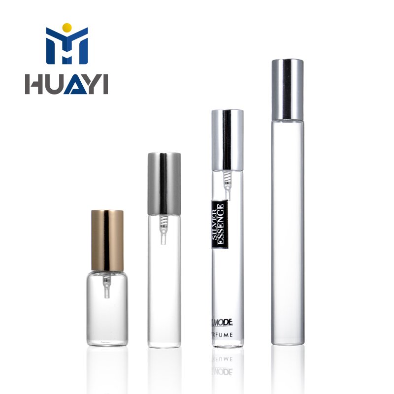 High Quality 2ml 3ml 5ml 6ml 8ml 10ml 15ml 20ml Clear Tube Empty Vial Perfume Spray Mini Tester Glass Bottles With Lids