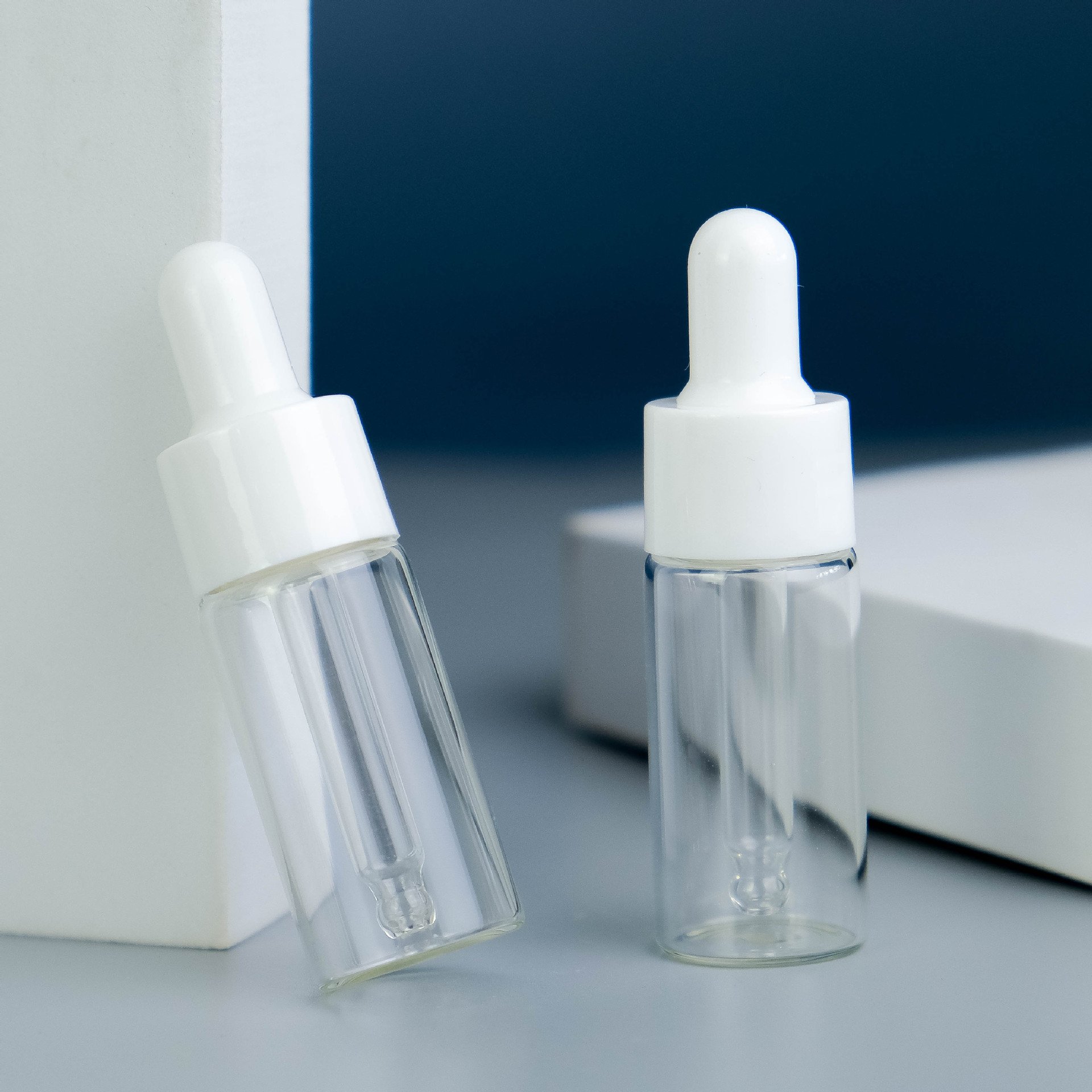 Ship within 2 days 5ml perfume essential oil sample bottle small clear glass dropper bottle for essential oil