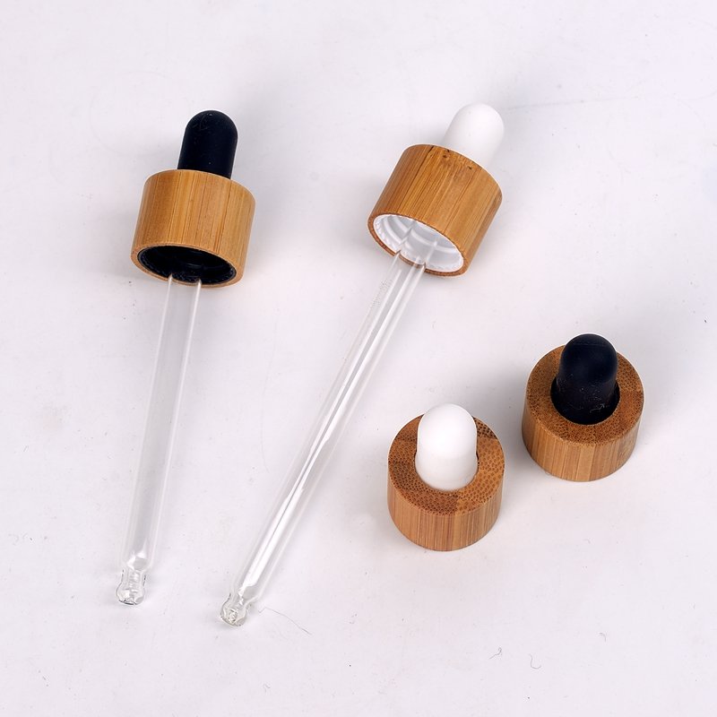 matte black glass bottles 30 ml cosmetic serum dropper bottle 1 oz empty glass essential oil bottles with bamboo dropper