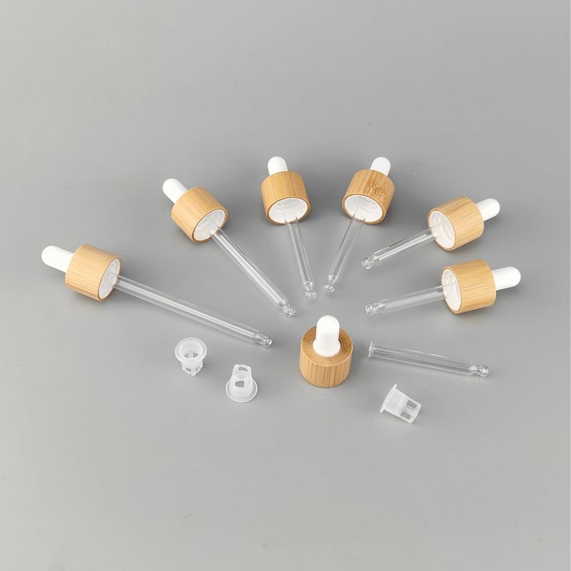 matte black glass bottles 30 ml cosmetic serum dropper bottle 1 oz empty glass essential oil bottles with bamboo dropper