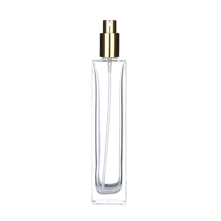 Custom Empty Clear Fragrance Glass Perfume Bottle 30ml 50ml 100ml Perfume Spray Glass Bottle