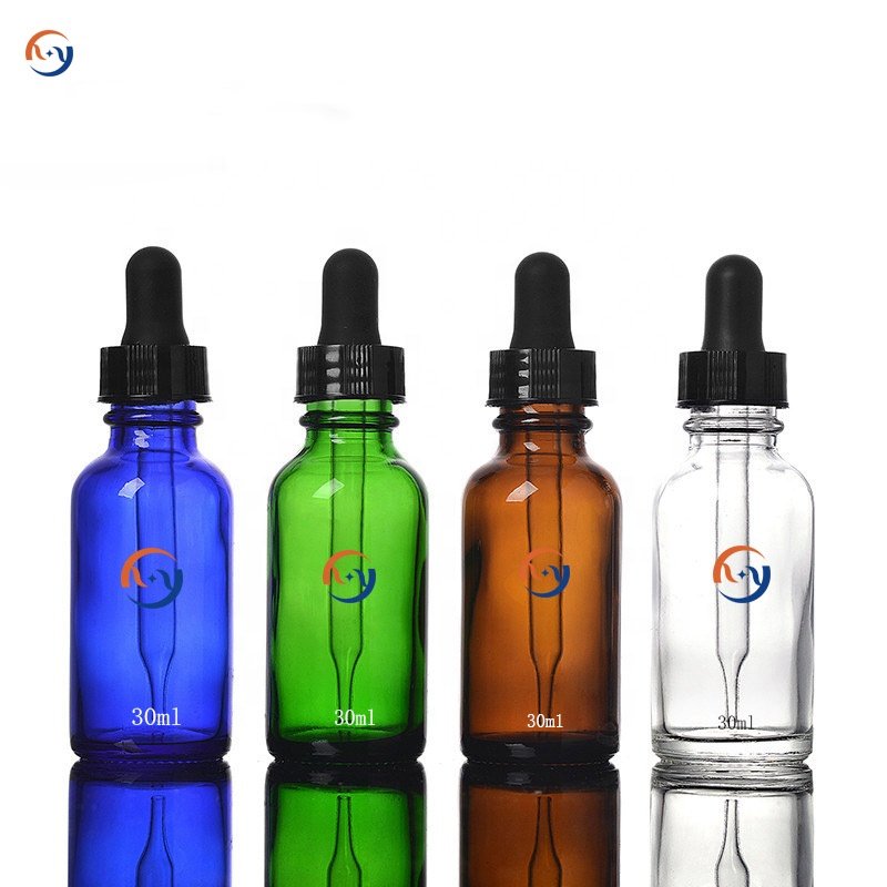 Skincare Packaging Glass Cup Bottles Dropper Oil Bottle Essential Hair Olive Spray Frosted Bottle Glass Container With Gold Lid