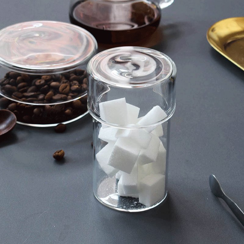 Eco-friendly cookie ginger candy food glass storage jar with glass lid glass storage containers