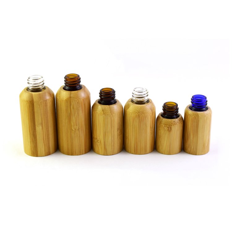 2Oz Bamboo wood Dropper Bottle Glass Dropper Bottle For Oil Tincture 15Ml 30Ml 60Ml Bottle Supplier Child Resistant Cap Bamboo