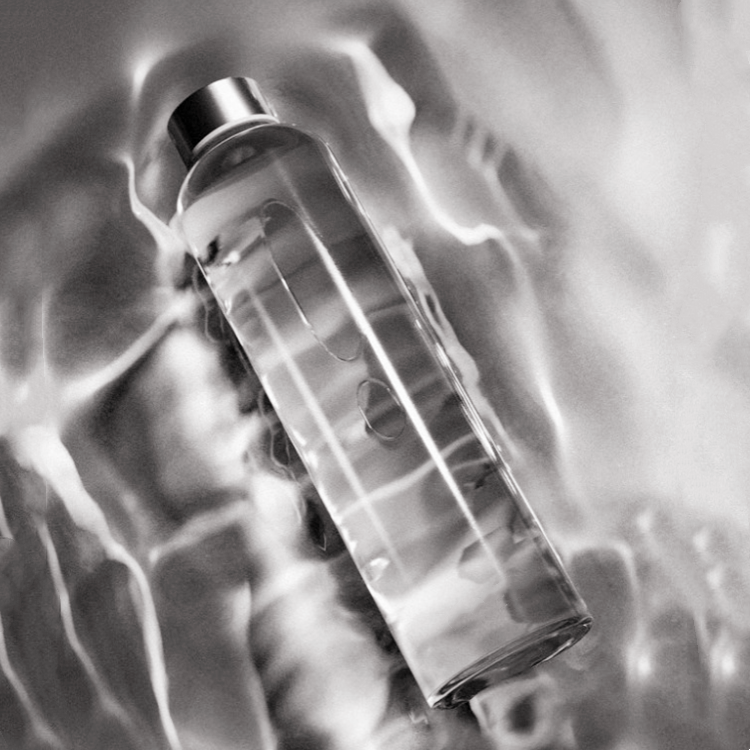 350ml 500ml 750ml cylinder frosted clear wide mouth colorful reusable glass drinking water bottle with metal lid