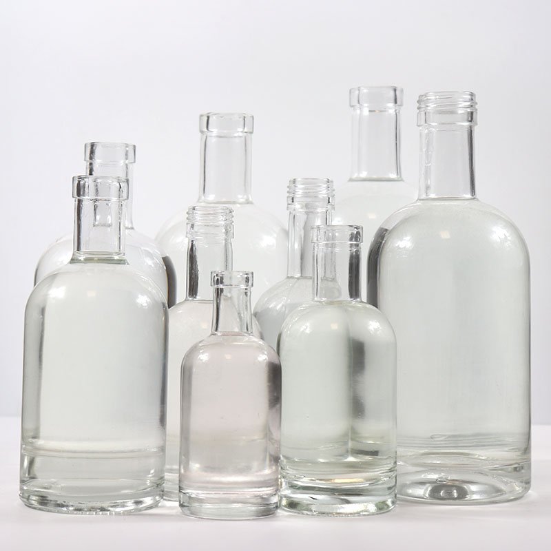 100ml 200ml 250ml 350ml 500ml Drinks Flint Flask Beverage Coffee Glass Bottle Wholesale Customized Glass Manufacturer bottles