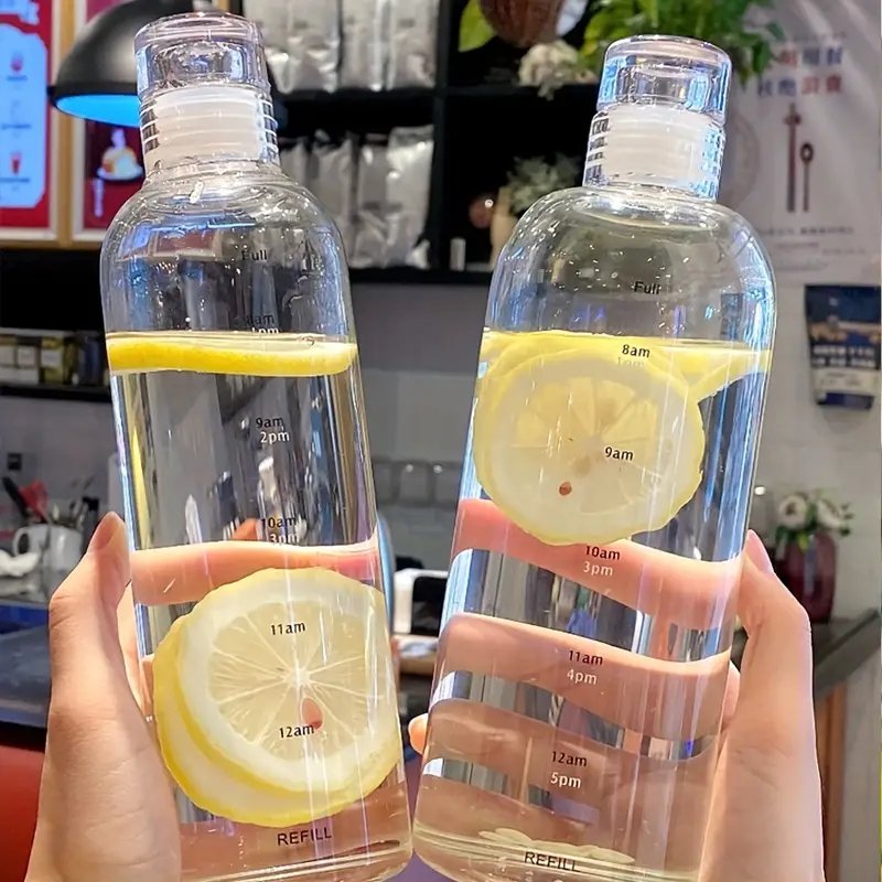 Hot Sales Clear Glass Water Bottles 500ml Juice Bottles Clear glass Eco-Friendly Reusable Glass Juicing Bottles