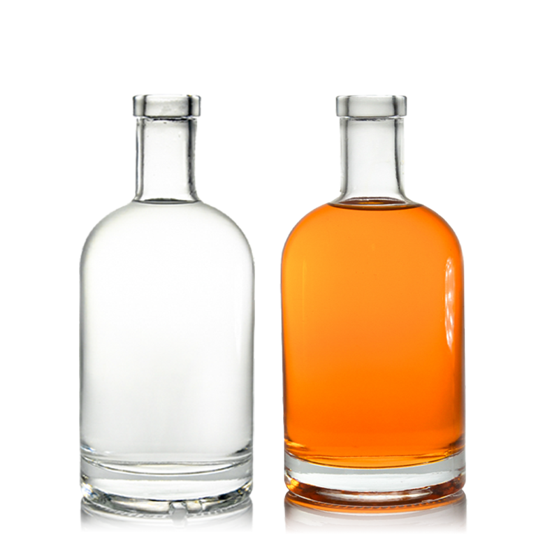 Hot Sale Empty Bottle Used For Liquor Vodka/Rum/Gin/Brandy/Whiskey/whisky/Wine/Water Glass Bottles