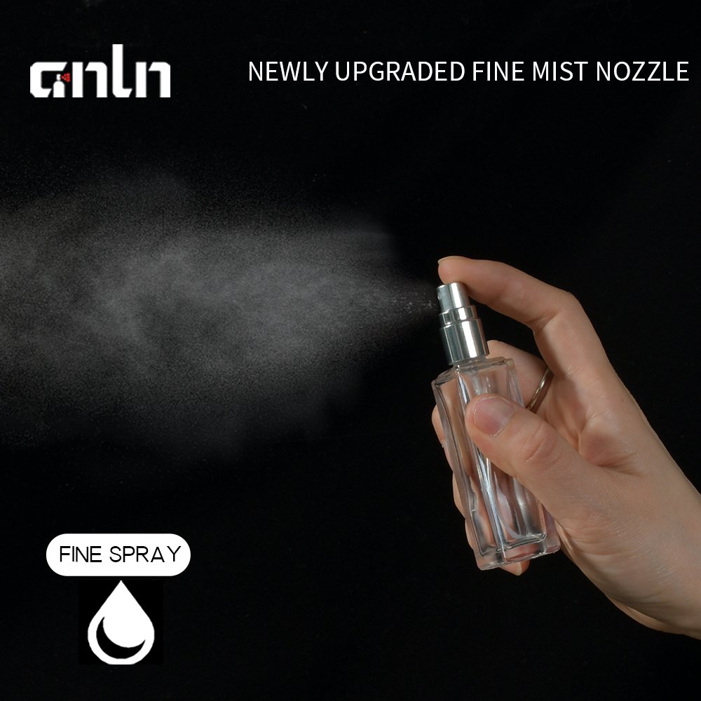 ANLN Factory Square Glass Perfume Bottles Empty Spray Atomizers 3ml 5ml 10ml 20ml 30ml Bottle