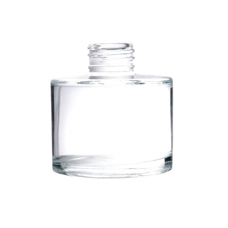 50ml 100ml 150ml 200ml Empty round aroma diffuser dry flower cane essential oil perfume glass bottle
