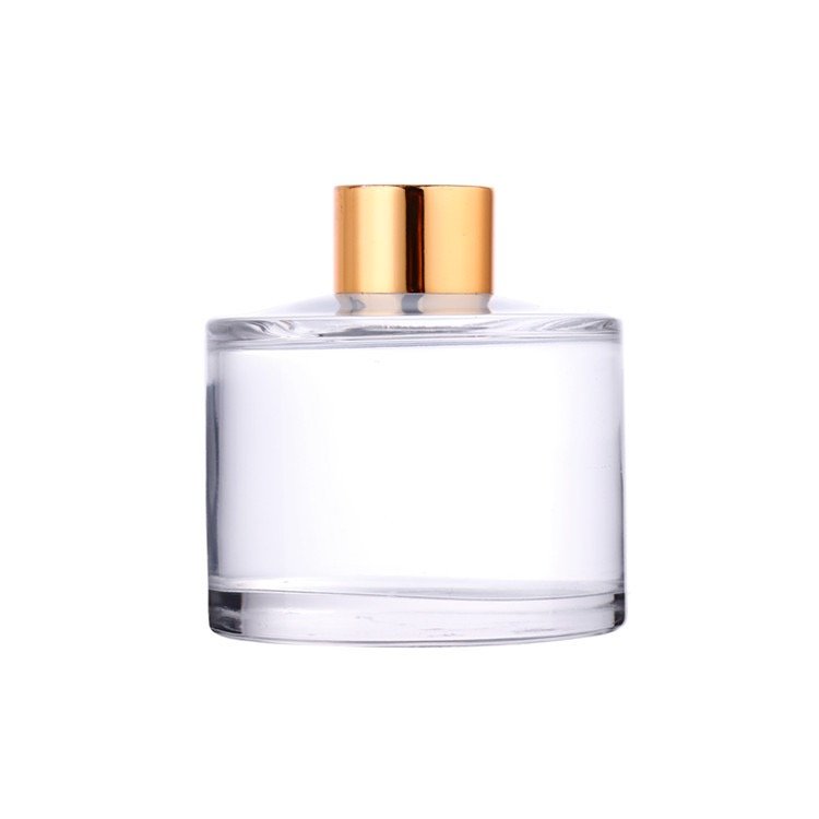 50ml 100ml 150ml 200ml Empty round aroma diffuser dry flower cane essential oil perfume glass bottle