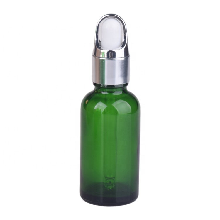 Frosting Amber Glass dropper Bottles customized Essential Oil dropper bottle for cosmetic packaging